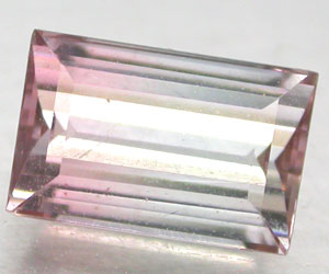 Piedra preciosa de turmalina de dos colores inusual de 1,56 ct - 2