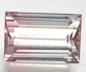 Piedra preciosa de turmalina de dos colores inusual de 1,56 ct