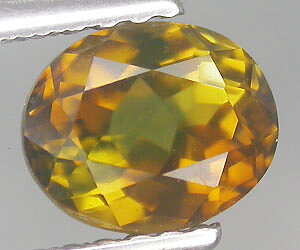 Piedra preciosa de turmalina naranja fuego natural muy rara de 1,25 ct