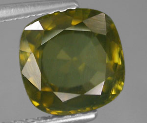 Piedra preciosa de turmalina verde natural de lujo grande de 2,92 ct - 3