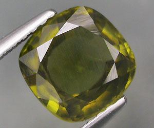 Piedra preciosa de turmalina verde natural de lujo grande de 2,92 ct