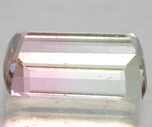 0,88 ct Piedra preciosa de turmalina de dos colores muy rara - 2