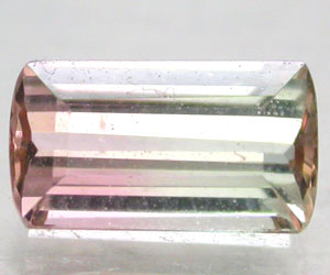 0,88 ct Piedra preciosa de turmalina de dos colores muy rara - 3
