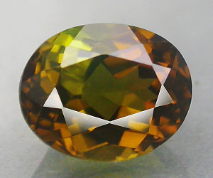 0,72 ct Piedra preciosa de turmalina natural de dos colores muy rara - 3