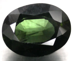 Turmalina verde natural grande y hermosa de 2,13 quilates sin tratar - 3