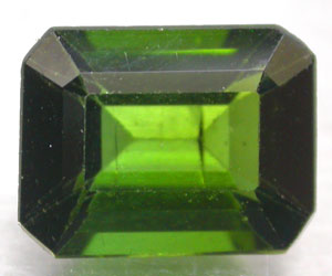 Piedra preciosa grande de turmalina verde cromada de lujo de 2,07 ct