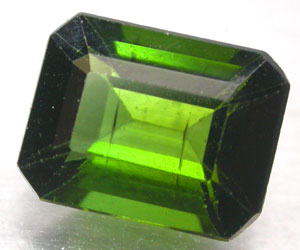 Piedra preciosa grande de turmalina verde cromada de lujo de 2,07 ct - 3