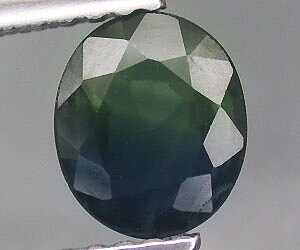 Piedra preciosa de turmalina de dos colores genuina muy rara de 1,08 ct