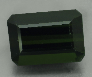 Piedra preciosa de turmalina verde natural grande y hermosa de 2,08 quilates sin tratar - 3