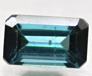 Turmalina azul indigolita natural genuina extremadamente rara