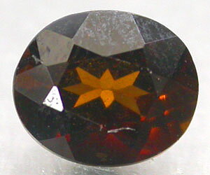 Turmalina roja anaranjada de fuego natural muy rara