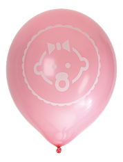 Balloon Baby Girl Pink