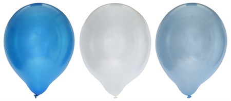 Balloons Metallic Blue Mix 8 pack