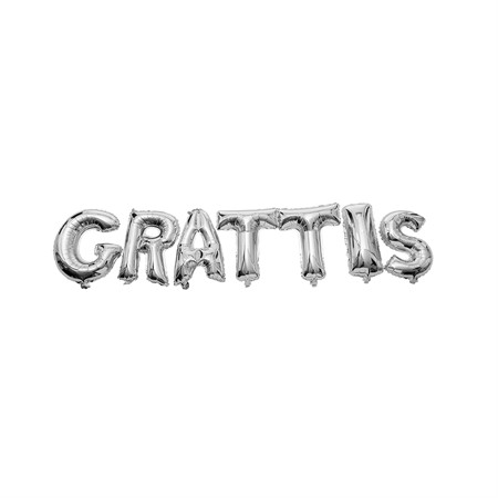 Folio ilmapallo Teksti Grattis
