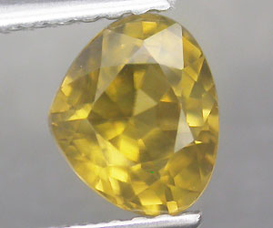 Piedra preciosa de turmalina amarilla genuina muy rara de 1,78 ct - 3