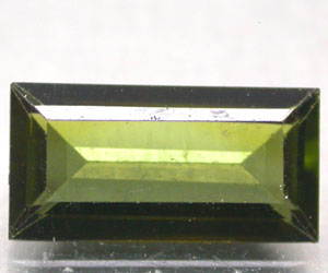 Piedra preciosa de turmalina verde cromo de calidad perfecta de 1,45 ct