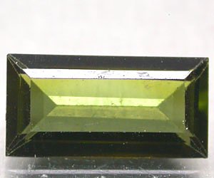 Piedra preciosa de turmalina verde cromo de calidad perfecta de 1,45 ct