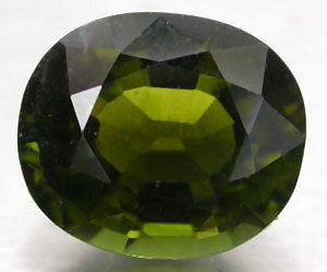 Turmalina verde natural sin tratar súper hermosa de 1,34 ct
