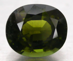 Turmalina verde natural sin tratar súper hermosa de 1,34 ct - 3