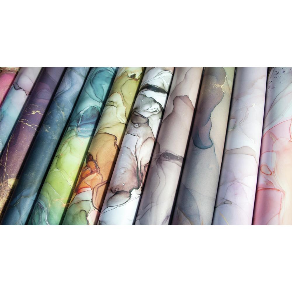 Ink Drops Dusk, 12x12" block, Essential Craft Papers,  Craft Consortium  - 2