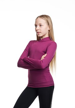 Vinröd träningspolo Classico från JIV