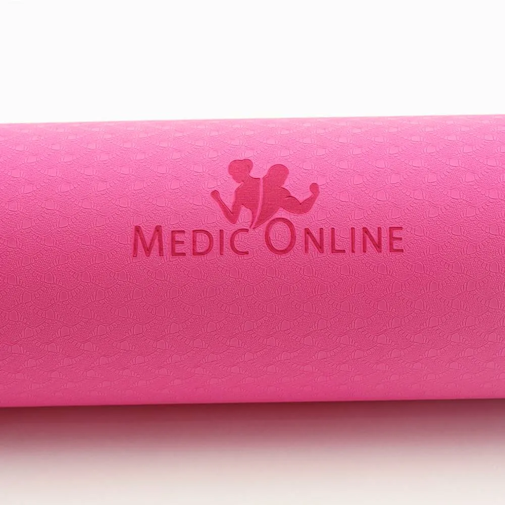 Yogamatte 6 mm for både nybegynnere og avansert yoga. - 3