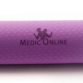 Yogamatte 6 mm for både nybegynnere og avansert yoga.