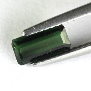 Hermosa turmalina verde natural sin tratar de 1,18 quilates - 3