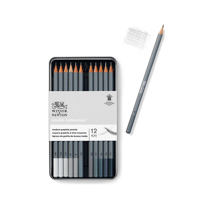 Winsor & Newton Medium Graphite Pencils