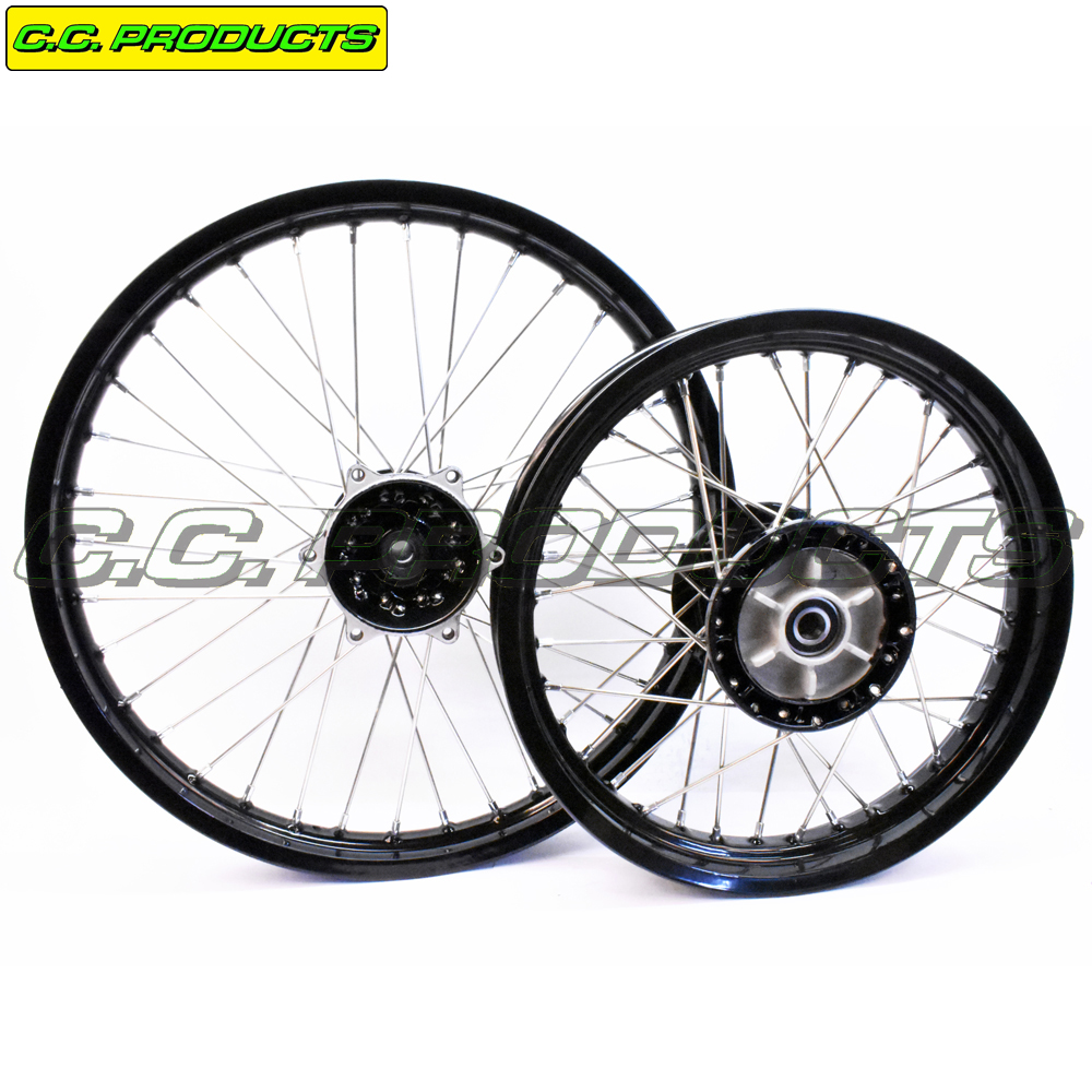 Spoke Set Suzuki DR 650 R 19x2,15 91-92 Front wheel (6-bolt brake disc) - 5