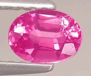 Hermosa piedra preciosa de turmalina rosa natural de 0,41 ct