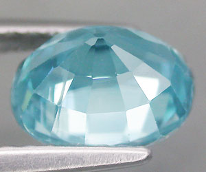 Piedra preciosa de circón azul de alta calidad de lujo grande de 2,29 ct - 2