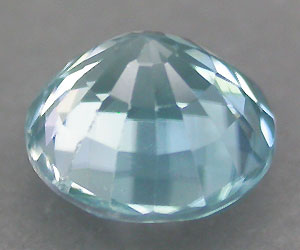 Circón azul redondo de 6,5 mm de lujo, brillante y lujoso de 1,66 quilates - 2