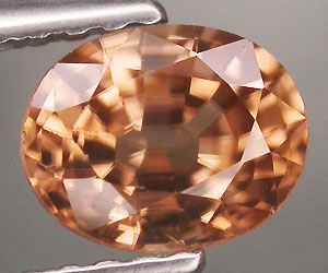 Piedra preciosa de circón imperial genuina natural rara de 1,20 ct
