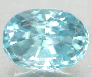 1,55 ct brillante hermosa piedra preciosa de circón azul de alta calidad