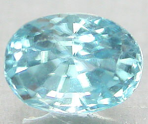 1,55 ct brillante hermosa piedra preciosa de circón azul de alta calidad