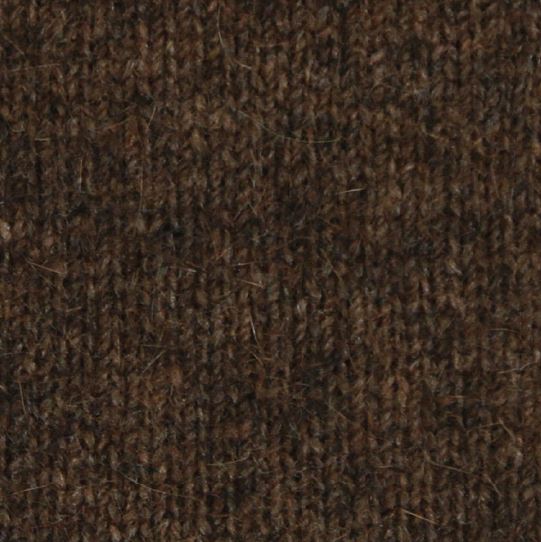 Noble Wilde Tröja i Merino/Possum, Teak Half Zip - 4