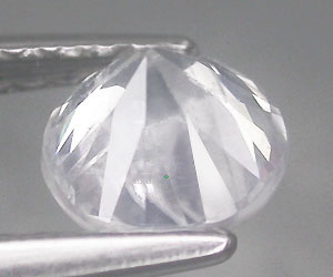 Hermosa piedra de reemplazo fina de circón blanco redondo de 5,7 mm para diamante blanco - 2