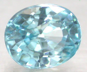 Piedra preciosa de circón azul sin tratar perfecta y lujosa de 1,18 quilates - 3