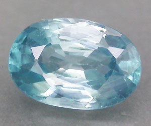 Piedra preciosa de circón azul natural hermosa y brillante de 1,11 quilates - 3