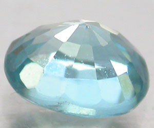 Piedra preciosa de circón azul natural sin tratar de lujo de 1,10 ct - 2