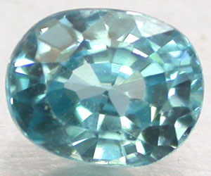 Piedra preciosa de circón azul natural sin tratar de lujo de 1,10 ct - 3
