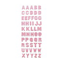 The Paper Studio Stickers Alphabet - Metallic Pink