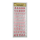 The Paper Studio Stickers Alphabet - Metallic Pink
