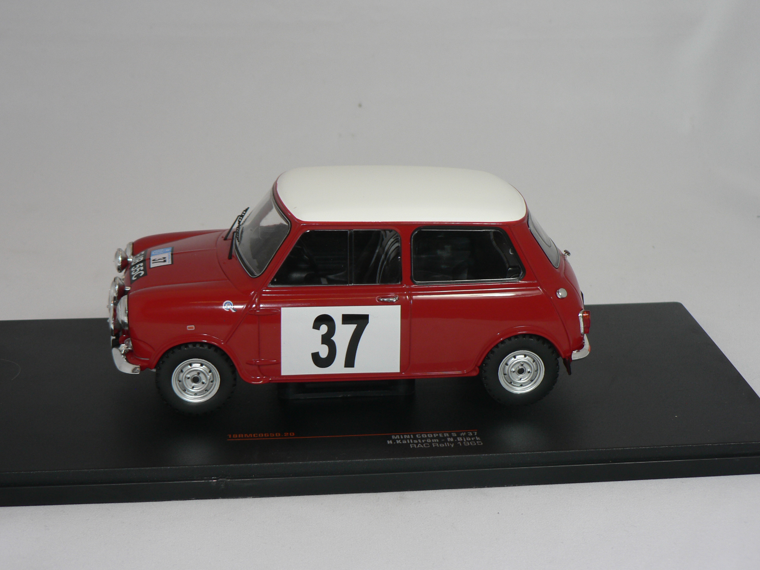 Mini Cooper #37 ( RAC Rally1965 H.Källström/N.Björk ) 1:18  Ixo - 3