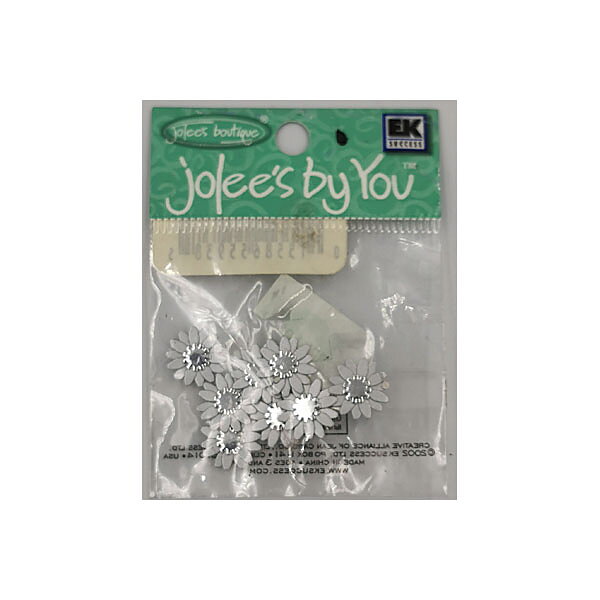 EK Success Stickers Jolee's By You Mini - Flower Mum Silver