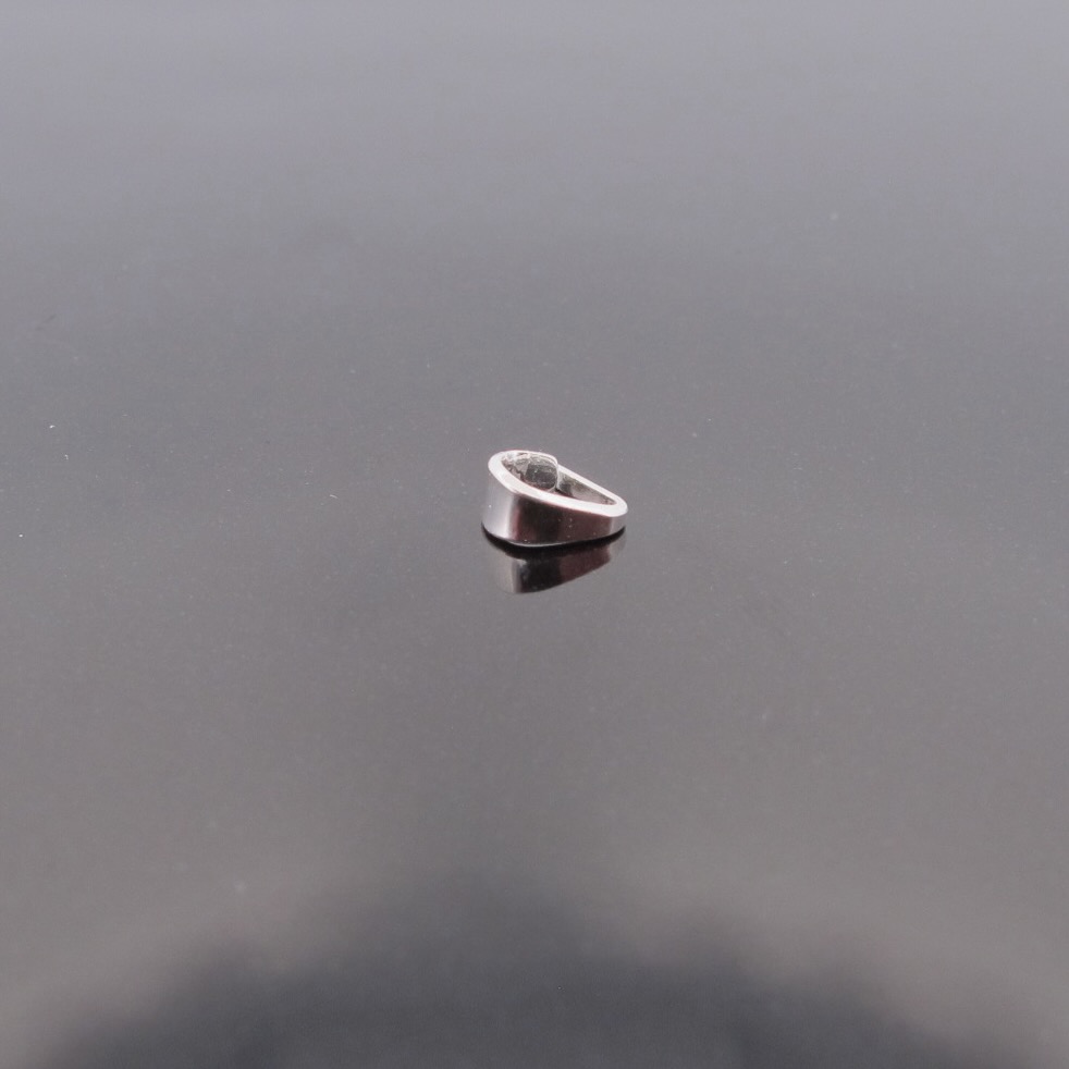 Trekantsögla 5x2.5mm i Äkta Silver - 5
