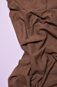 LEAF JACQUARD - DUSK BROWN