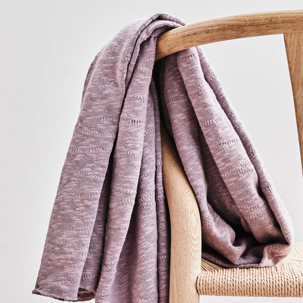 SLUB JACQUARD - LILAC