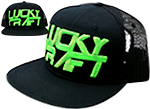 Lucky Craft Snap Back - Pop Black & Green